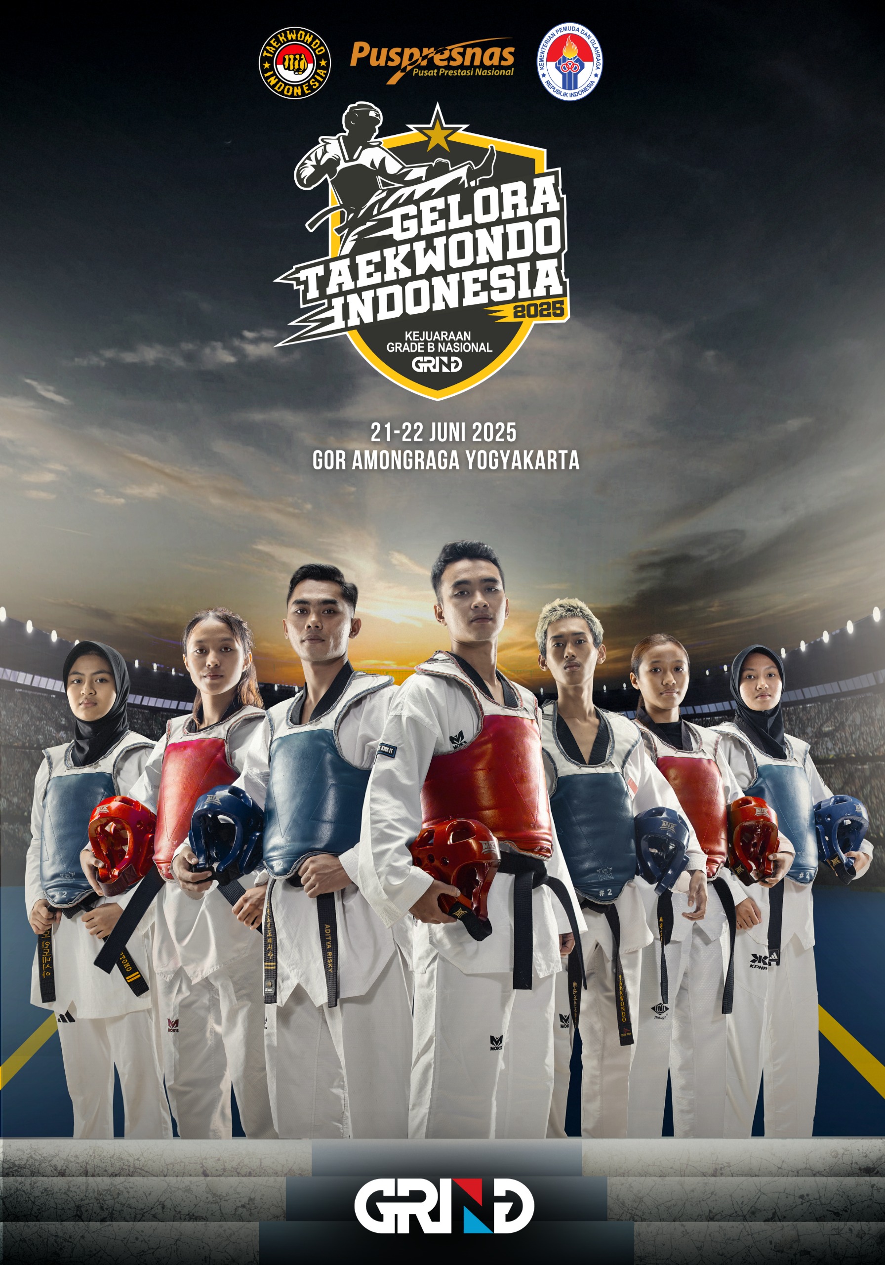 Kejuaraan GELORA TAEKWONDO INDONESIA CHAMPIONSHIP 2025 GRIND ti-pancaargatc.com